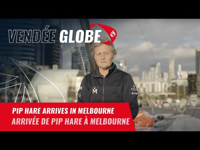 Pip Hare arrives in Melbourne | Vendée Globe 2024