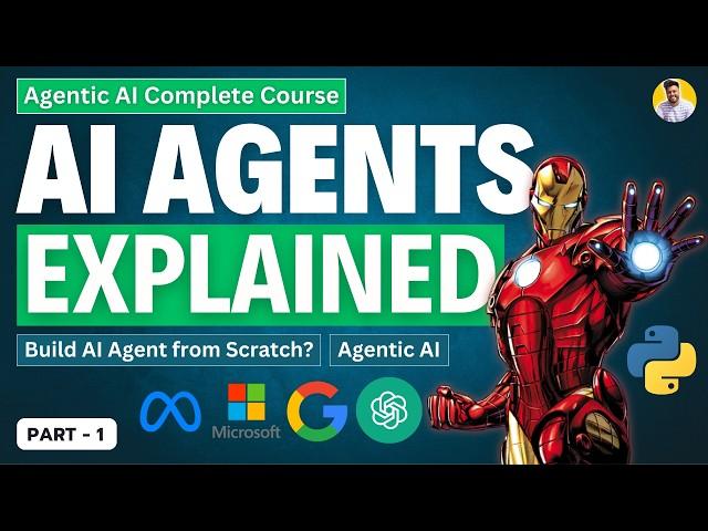 What are AI Agents? [Explained] AI Agent Projects | Build your first AI Agents from Scratch