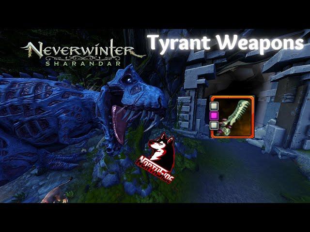 Neverwinter Mod 20 - Tyrant Weapon Set Potential incompetence & More Northside Barbarian