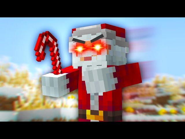 Minecraft, But SANTA Hunts You!