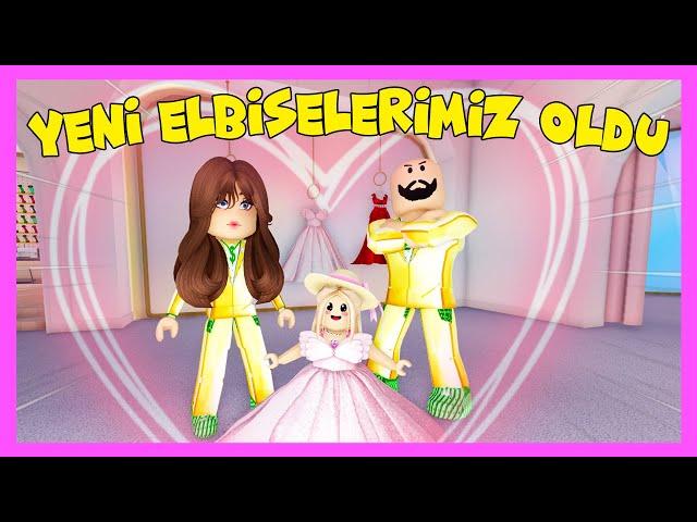 ZENGİN BABAM BİZE YENİ GÜZEL ELBİSELER ALDI  ROBLOX KÜBRA NİSA HAN KANAL