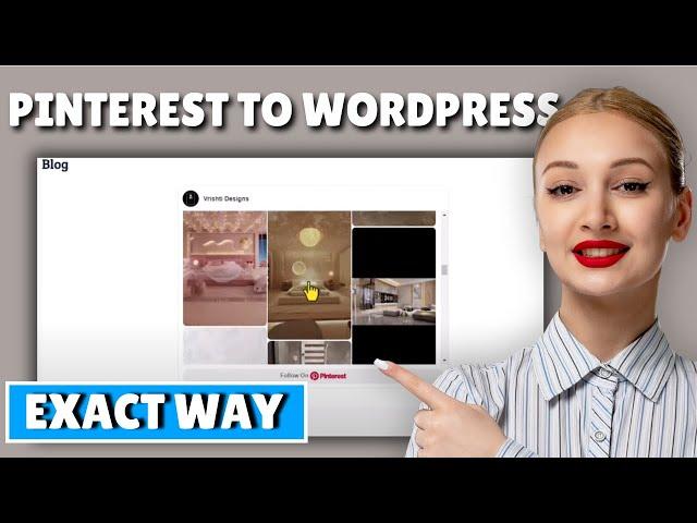 how to add pinterest to wordpress link to blog 2024