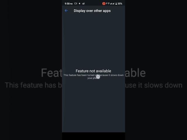 How to turn on/off display over other apps in realme c11 2021
