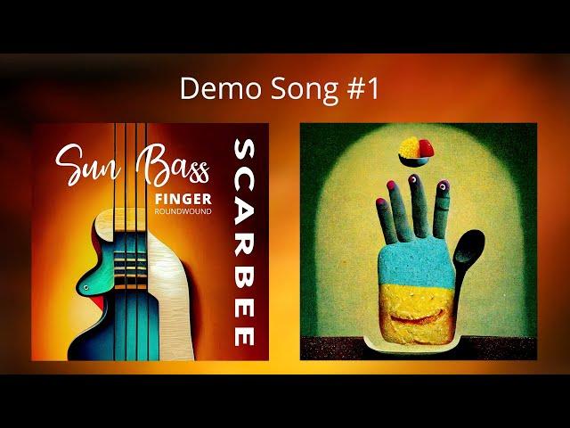 Bass VST plugin demo 1 | SCARBEE SUN BASS - FINGER