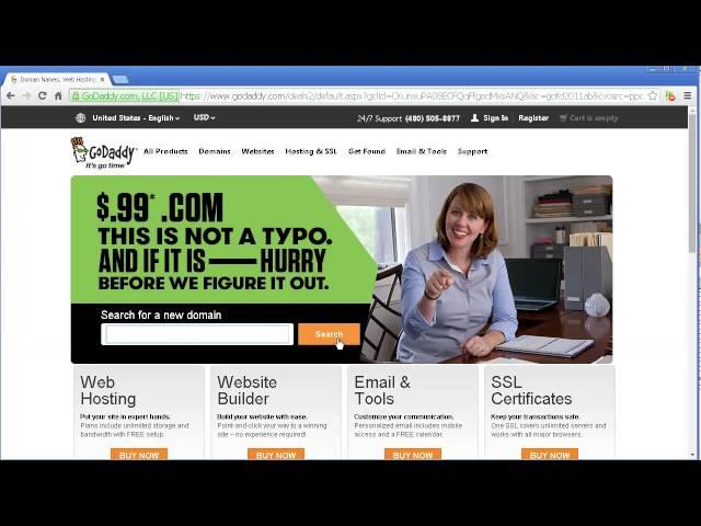 How To Get A GoDaddy Domain For 99 Cents