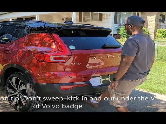 How to use Volvo keyless doors, trunk and liftgate