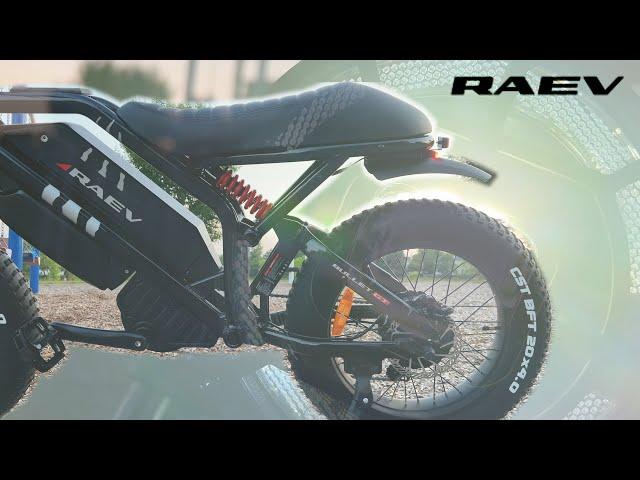 The 28 MPH Ebike: RAEV Bullet GT! up to 45 miles on a full charge!