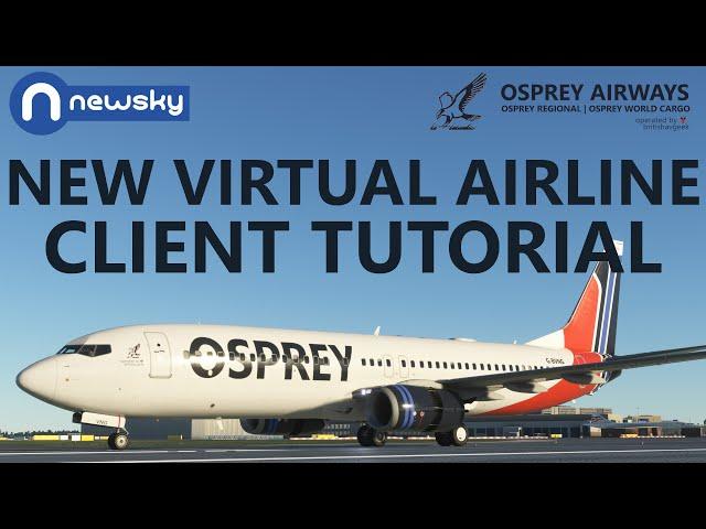 The BEST Virtual Airline Client - newsky | Osprey Airways Set-Up Tutorial