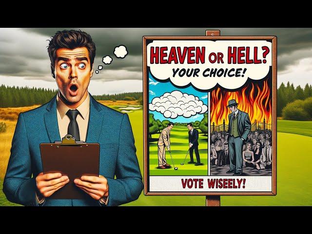 Hilarious Politician Joke! Heaven vs. Hell - The Ultimate Decision  | Vote Wisely