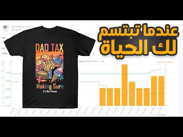 نيتش الطباعة عند الطلب يحقق مبيعات كثيرة  Amazon Merch On Demand