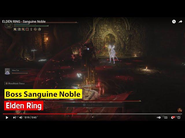 Elden Ring | huongdangame | Boss Sanguine Noble