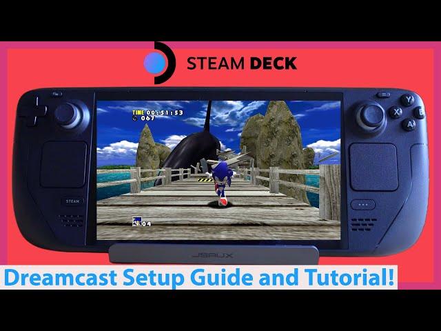 Dreamcast on Steam Deck! Flycast Emulation Tutorial! Sega's Final Console on Valve's Handheld!