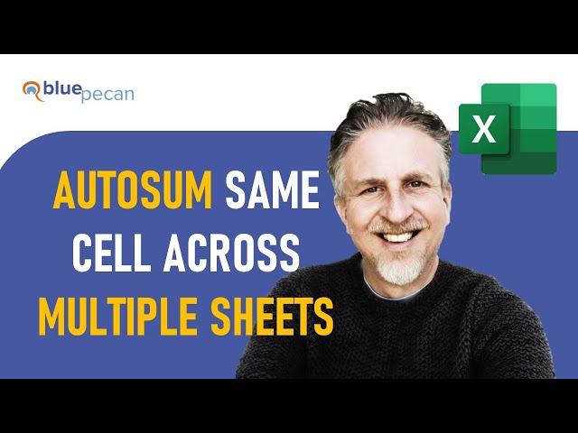 How to Sum Same Cell in Multiple Sheets in Excel | AutoSum Across Worksheets