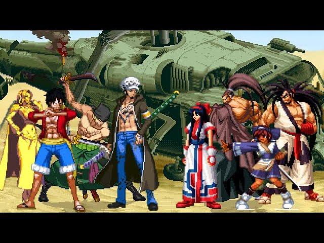 [KOF Mugen] Dream Battle | SNK Pirate One Piece vs SNK Samurai Showdown [ 4vs4 ]