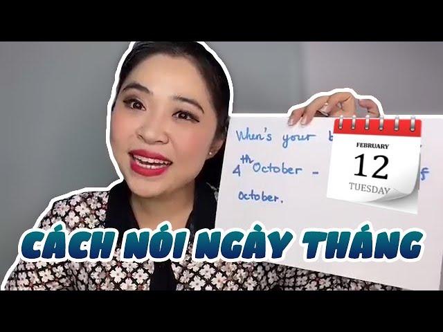 CÁCH NÓI NGÀY THÁNG | Talk to Miss Lan