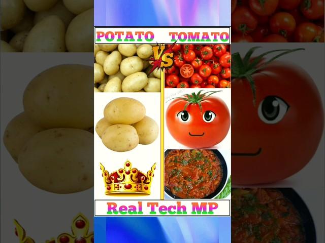 Potato vs Tomato #shorts #viral #trending #short #youtubeshorts @CrazyXYZ @MRINDIANHACKER