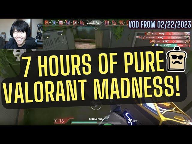 7 hours of pure Valorant madness! Valo with Celine, Tenzin, Sydeon and Seanic. VOD from 02/22/2023