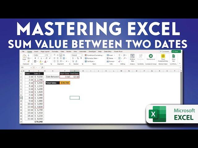 How to Calculate Cumulative Total between two dynamic Date Values.