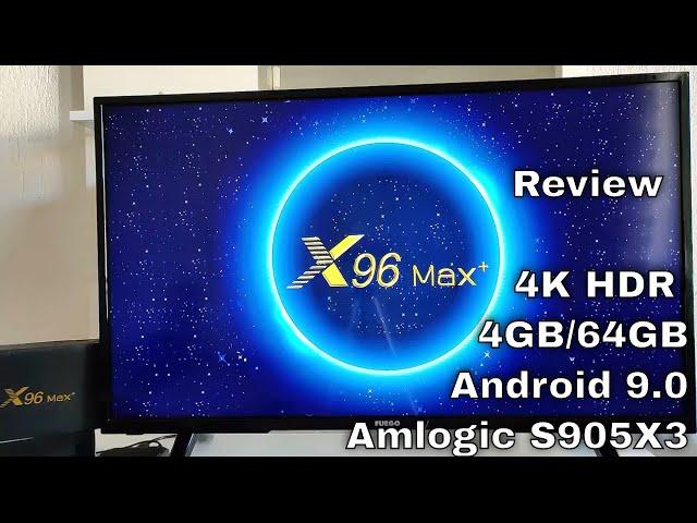 X96 Max Plus TV BOX Android 9.0 Amlogic S905X3 4GB 32GB 64GB 4K