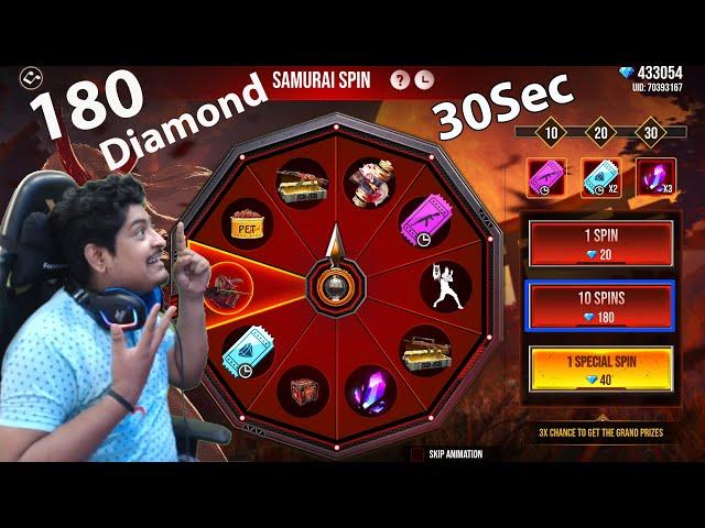 Only 180 Diamond Spin New Zombie Samurai Bundle Tricks 30 Sec Get