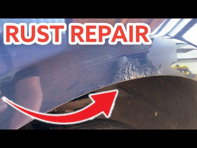 Easy Rust Repair and Lacquer Peel Fix for Your Car.