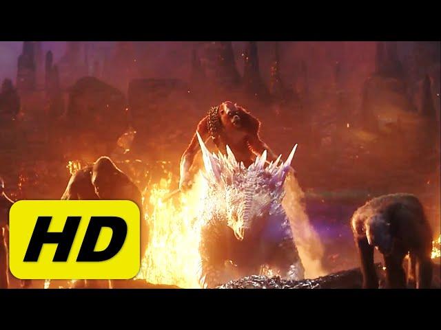 Skar King rides off to War - Full Scene HD - Godzilla x Kong: The New Empire