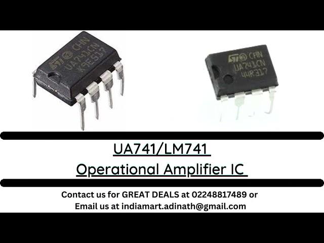 UA741 or LM741 Operational Amplifier IC