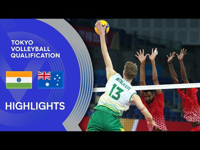 India vs. Australia - Highlights | AVC Men's Tokyo Volleyball Qualification 2020