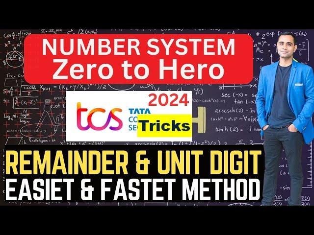 TCS NUMBER SYSTEM - FASTEST & EASIEST METHOD | TCS Latest Pattern Aptitude