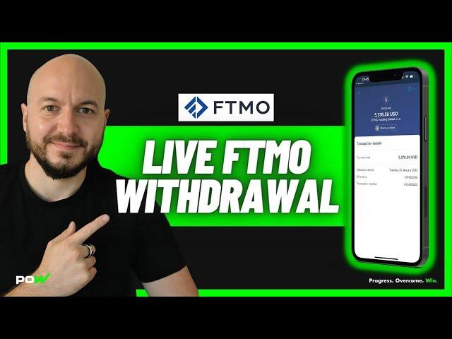 WITHDRAWAL from FTMO LIVE FUNDED ACCOUNT!