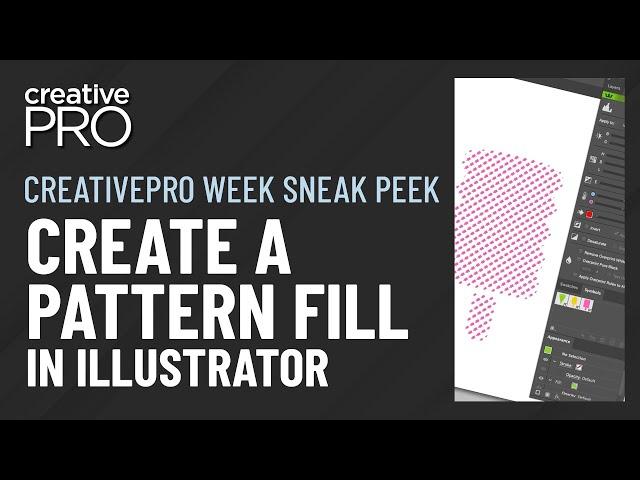 Illustrator: Fill a Shape with a Pattern (Video Tutorial)