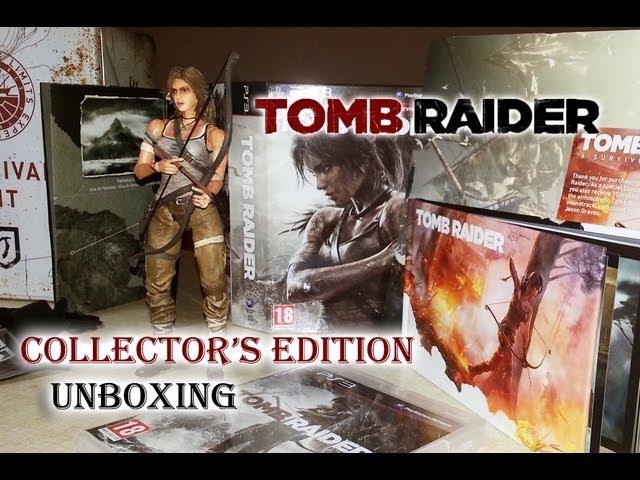 Tomb Raider (2013) Collector's Edition Unboxing (PS3) HD 720P