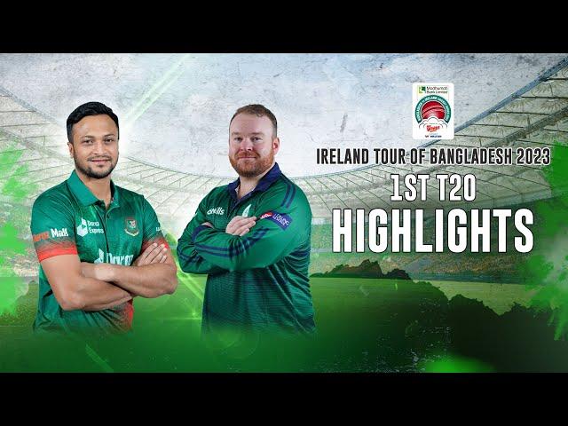 Bangladesh vs Ireland Highlights || 1st T20I || Ireland tour of Bangladesh 2023