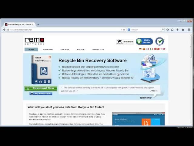 How to Restore Files Deleted after Emptying the Recycle Bin