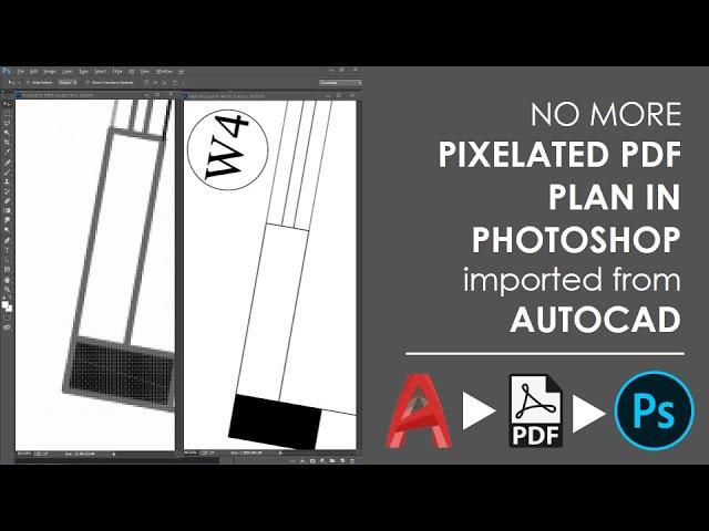 How to remove PIXELATION from a PDF PLAN EXPORTED from AUTOCAD / High Resolution PDF EXPORT/IMPORT