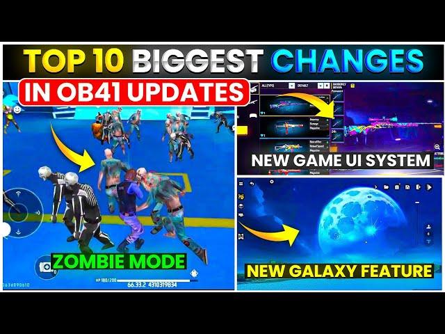 Top 10 Biggest Changes In OB41 Updates Of Free Fire Battleground | OB41 के कुछ ऐसी Update जो अजीब है