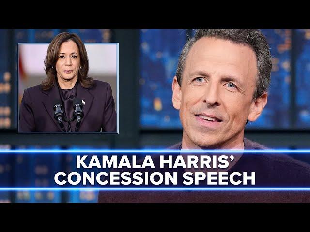 Kamala Harris Delivers the First Concession Speech We Have Had in Eight Years