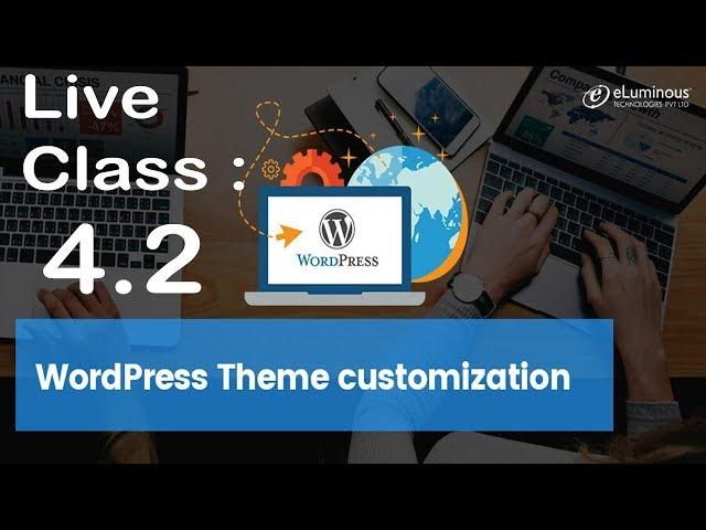 4.2 - Free Theme Customize - Bangla WordPress website Design Course - Learn With Ashik