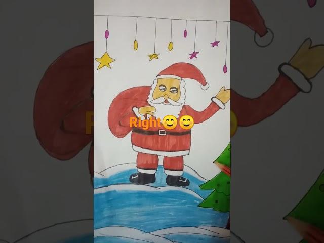 I made Santa Claus #easy Drawing [ ARTS MAN ]