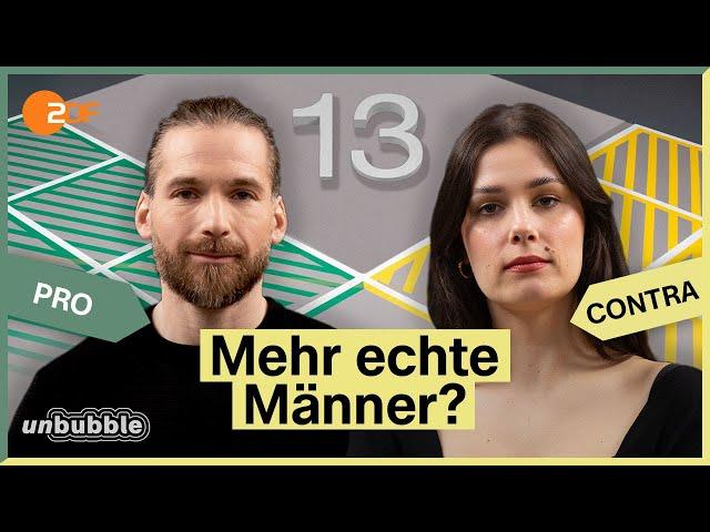 Männer zu weich geworden? Moderne vs. traditionelle Männlichkeit | 13 Fragen | unbubble