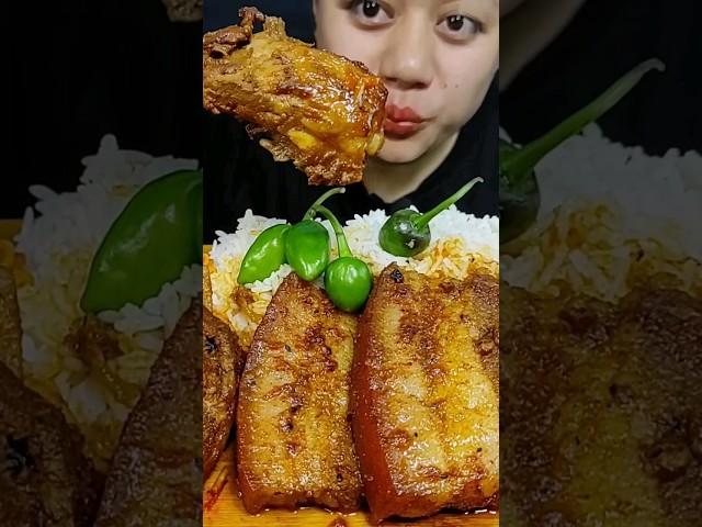 pork ribs #mukbang #asmr #eatingshow #pork #porkribs #porkbelly #porkcurry #porkfat #eating