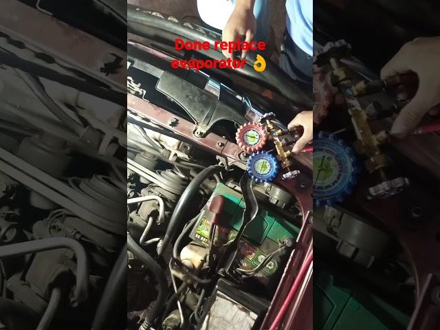 Done   #technician #viral #airconditioning #cleaningaircon #carairconrepair #done #shorts