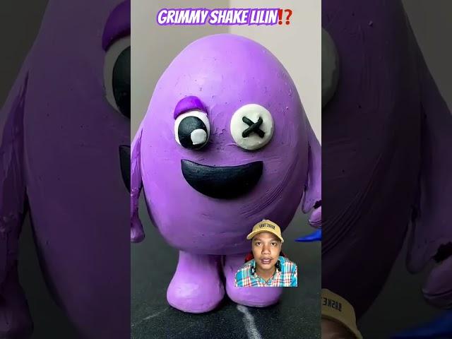 GRIMMY SHAKE LILIN⁉️ #clay #diy #art #halloween #clayart #handmade #rainbowfriends #humor #memes