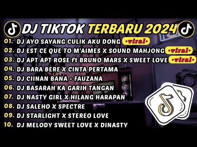 DJ TIKTOK TERBARU 2024 - DJ AYO SAYANG CULIK AKU DONG  DJ  APT APT ROSE || FULL ALBUM VIRAL