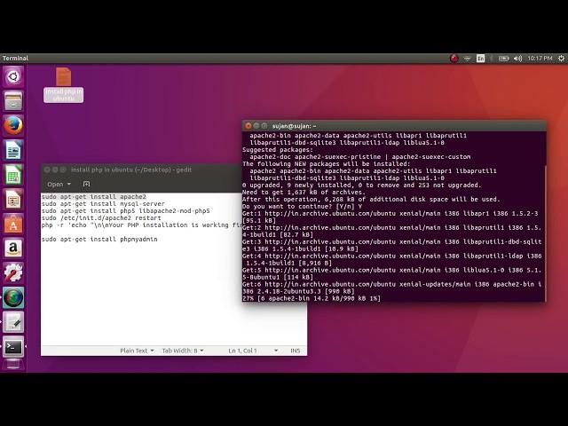 How to run php program in ubuntu part 1