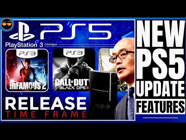 PLAYSTATION 5 - NEW PS5 UI UPDATE FEATURES! / NEW PS3 ON PS5 BACKWARDS COMPATIBILITY RELEASE TIME!?…