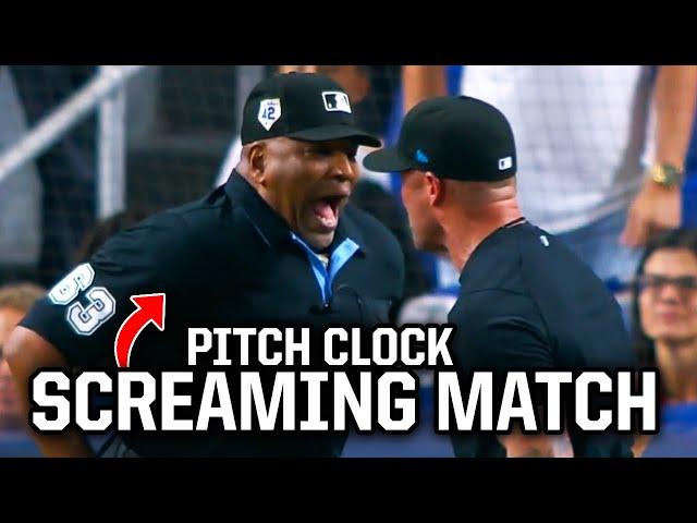 Umpire allows pitcher to warm up so manager gets upset, a breakdown