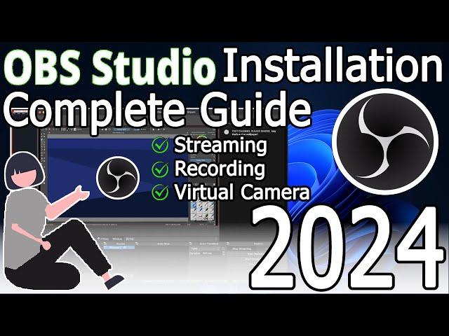 How to Install OBS Studio on Windows 10/11 [ 2024 ] Screen Recording with Audio | Complete Guide