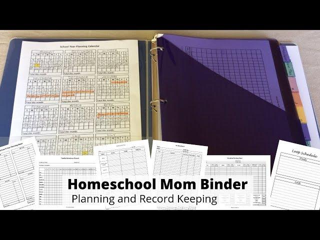 Homeschool Mom Binder (Planning and Record Keeping)