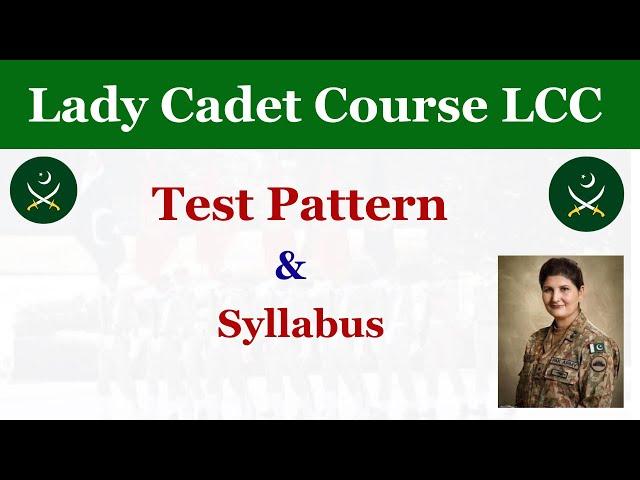 Lady Cadet Course LCC Test Pattern & Syllabus | Lady Cadet Course